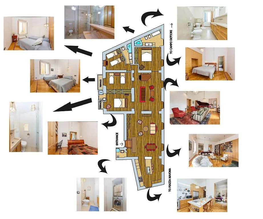 Habitat'S Navona 4Br Apartment 0*, Rome